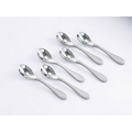 Knork  6-Piece Matte Finish Demitasse Spoon Set